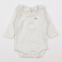 Body vetement blanc - Arsène et les pipelettes - Blanc - fille & 3 mois - Seconde main