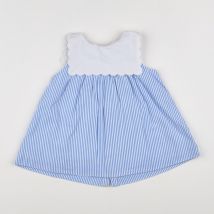 Robe bleu, blanc - Jacadi - Blanc - fille & 6 mois - Seconde main