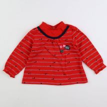 Tee-shirt rouge - Absorba - Rouge - fille & 12 mois - Seconde main