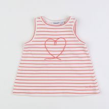 Robe blanc, rose - Noukie's - Blanc - fille & 1 mois - Seconde main