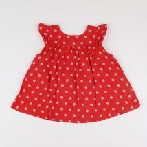Robe rouge, blanc - Boutchou - Blanc - fille & 18 mois - Seconde main