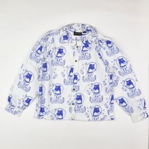 Chemise Blanc,Bleu - Mini Rodini - Blanc - garçon & 10/11 ans - Seconde main