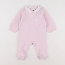 Pyjama velours rose - Absorba - Rose - fille & 6 mois - Seconde main