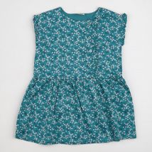 Robe vert, blanc - Tape à l'oeil - Blanc - fille & 18 mois - Seconde main