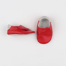 Chaussons rouge, argent - Bobux - Argent - mixte & pointure 15 - Seconde main