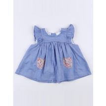 Robe bleu, multicolore - Dona Carmen - Bleu - fille & 18 mois - Seconde main