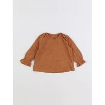 Tee-shirt marron - La Redoute - Marron - fille & 3 mois - Seconde main