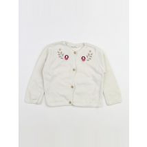 Gilet blanc - Eden & Victor - Blanc - fille & 12 mois - Seconde main