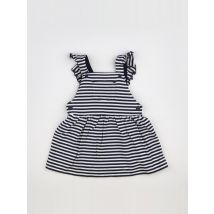 Robe blanc, bleu - La Redoute - Blanc - fille & 12 mois - Seconde main