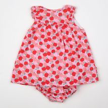 Robe rose, rouge - Cadet Rousselle - Rose - fille & 3 mois - Seconde main