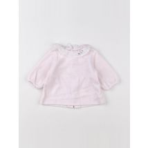 Pyjama velours rose - Boutchou - Rose - fille & 1 mois - Seconde main