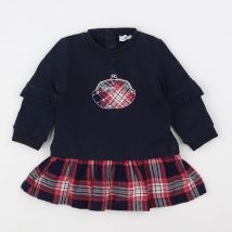 Robe bleu, rouge - Gymp - Bleu - fille & 3 mois - Seconde main