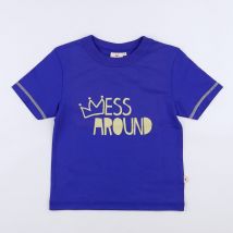 Tee-shirt bleu (neuf) - Les Marsiens - Bleu - garçon & 4 ans - Neuf