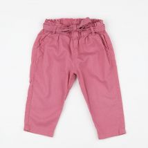 Pantalon rose - Benetton - Rose - fille & 12 mois - Seconde main