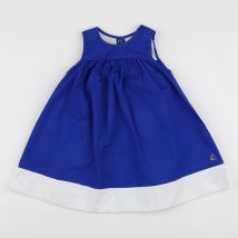 Robe bleu - Petit Bateau - Bleu - fille & 12 mois - Seconde main