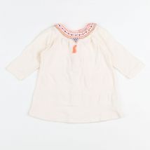 Robe beige, orange - DPAM - Beige - fille & 3 mois - Seconde main