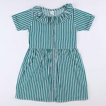 Robe blanc, vert - Lililotte - Blanc - fille & 10 ans - Seconde main