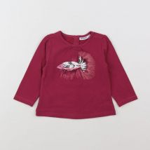 Tee-shirt rouge - Noukie's - Rouge - fille & 9 mois - Seconde main