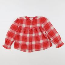 Chemise blanc, rouge - Arsène et les pipelettes - Blanc - fille & 6 ans - Seconde main
