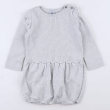 Robe gris - Petit Bateau - Gris - fille & 18 mois - Seconde main