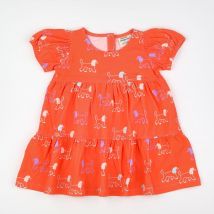 Robe orange (état neuf) - Maison Tadaboum - Orange - fille & 6 mois - Neuf