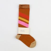 Chaussettes marron (neuf) - Longlivethequeen - Marron - fille & 6 ans - Neuf