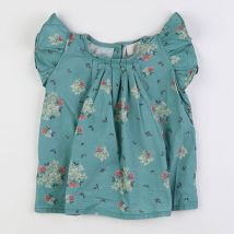 Blouse vert - Bonnet à Pompon - Vert - fille & 18 mois - Seconde main