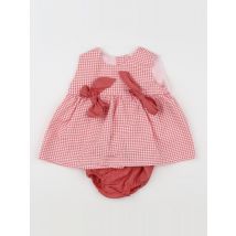 Robe orange, blanc - Lola Palacios - Blanc - fille & 12 mois - Seconde main