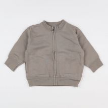 Sweat taupe - Petit Bateau - Taupe - mixte & 12 mois - Seconde main