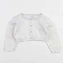 Gilet blanc - Vertbaudet - Blanc - fille & 12 mois - Seconde main