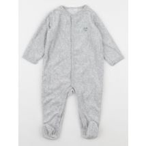 Pyjama velours gris - Boutchou - Gris - garçon & 6 mois - Seconde main
