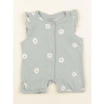 Pyjama coton vert - Vertbaudet - Vert - fille & 1 mois - Seconde main