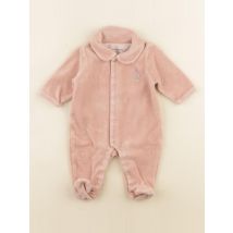 Pyjama velours rose - Vertbaudet - Rose - fille & 1 mois - Seconde main