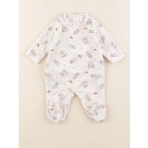 Pyjama velours beige - Boutchou - Beige - mixte & 1 mois - Seconde main
