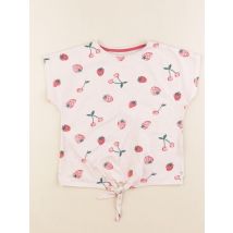 Tee-shirt rose - Vertbaudet - Rose - fille & 4 ans - Seconde main