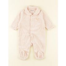 Pyjama velours rose - Vertbaudet - Rose - fille & 1 mois - Seconde main
