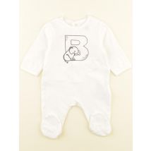 Pyjama coton blanc - La Redoute - Blanc - garçon & 1 mois - Seconde main