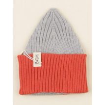 Bonnet gris, orange - Bayiri - Gris - mixte & 6/12 mois - Neuf