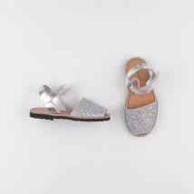 Sandales argent - Minorquines - Argent - fille & pointure 32 - Seconde main