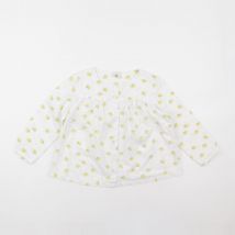 Blouse blanc, jaune - Lililotte - Blanc - fille & 6 ans - Seconde main