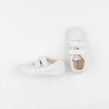 Tennis à scratch/ lacets blanc - Les Tropéziennes - Blanc - fille & pointure 28 - Seconde main