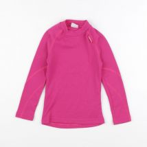 Tee-shirt technique rose - Decathlon ski - Rose - fille & 3/4 ans - Seconde main