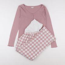 Pyjama grossesse coton rose - Vertbaudet - Rose - femme & 36 - Seconde main