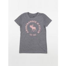 Tee-shirt gris - Abercrombie - Gris - fille & 11/12 ans - Seconde main
