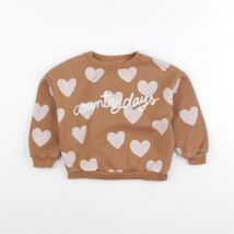 Sweat marron - Zara - Marron - fille & 2 ans - Seconde main