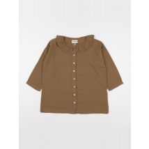 Blouse Aronie Toffee - Poudre Organic - Marron - fille & 12 ans - Neuf