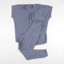 Pyjama grossesse coton bleu - Seraphine - Bleu - femme & s - Seconde main