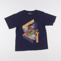 Tee-shirt bleu - Uniqlo - Bleu - garçon & 10 ans - Seconde main