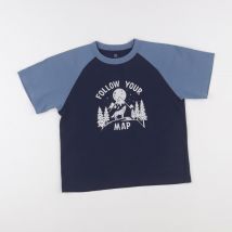 Tee-shirt bleu - Uniqlo - Bleu - garçon & 8 ans - Seconde main