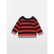 Pull bleu, rouge - Jacadi - Bleu - garçon & 6 mois - Seconde main